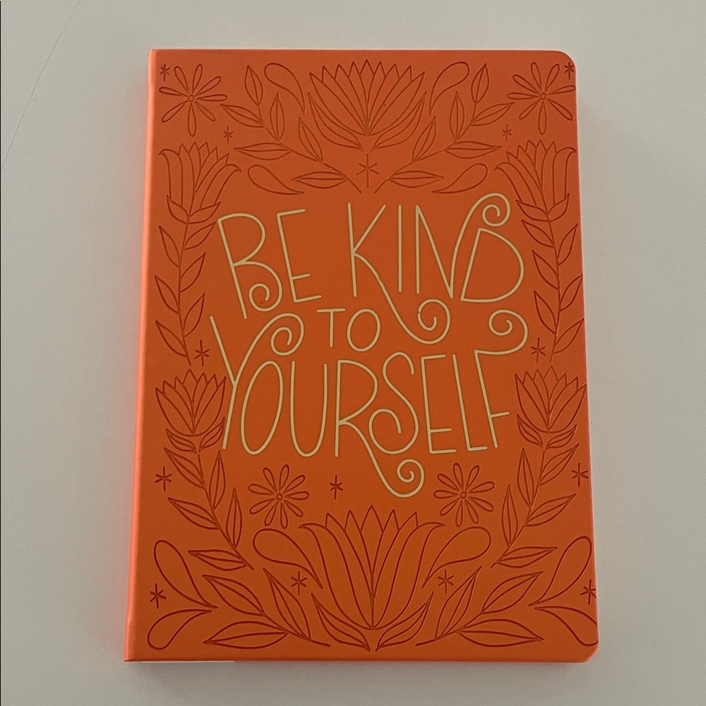 Orange Floral Notebook